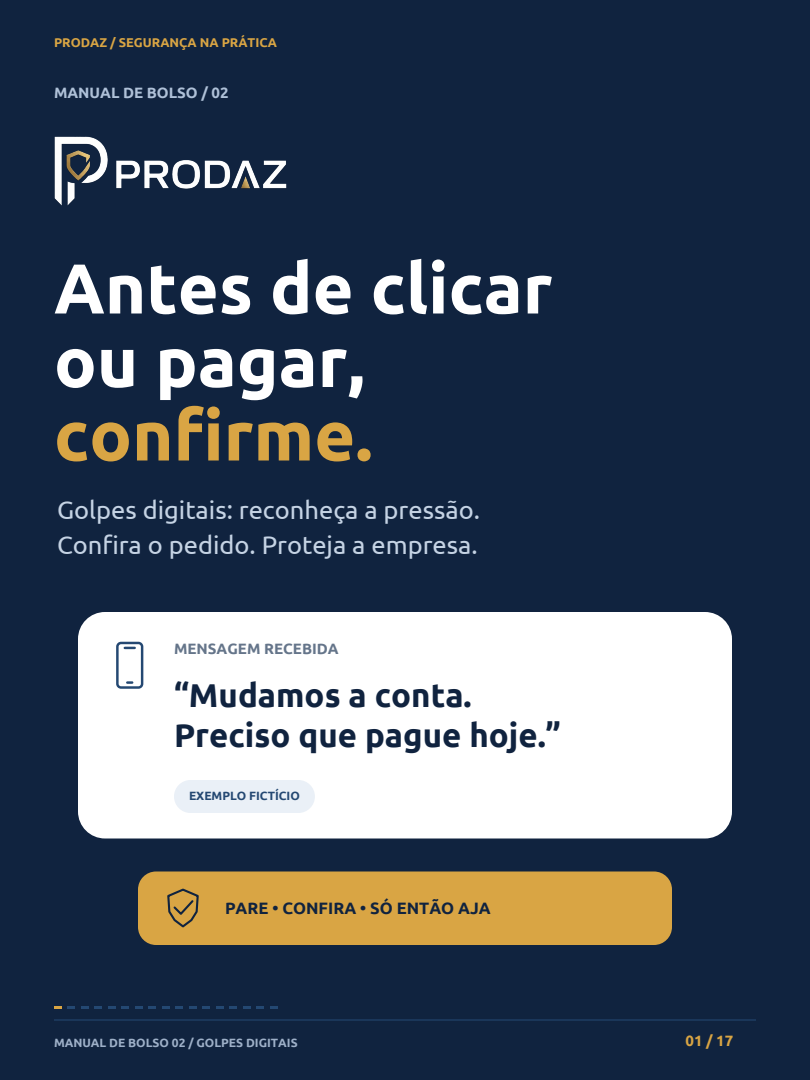 Capa: Antes de clicar ou pagar, confirme